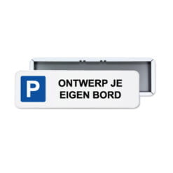 parkeerbord_50x15cm_zelf_ontwerpen